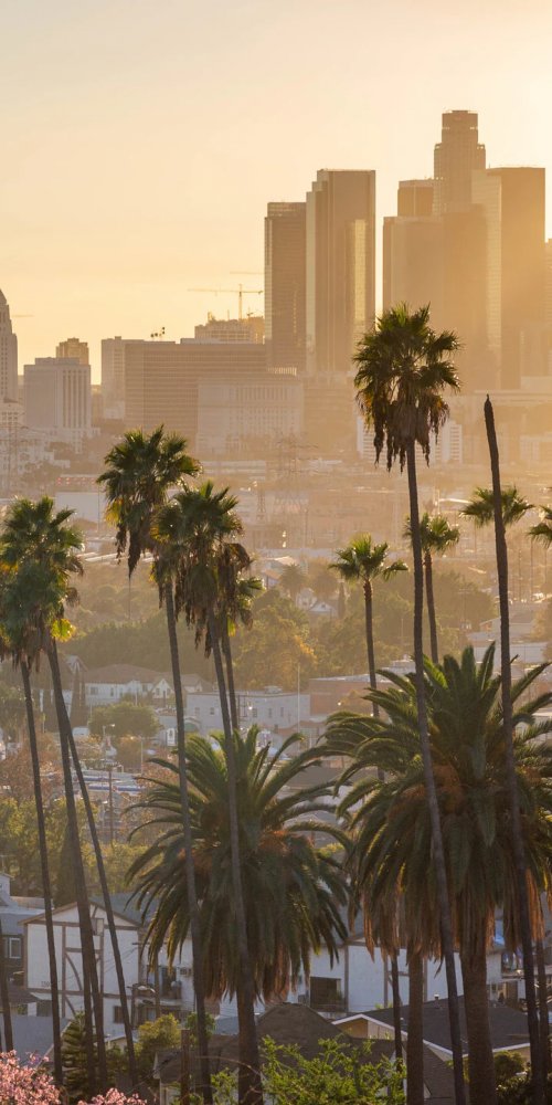 Scenic stop near Los Angeles