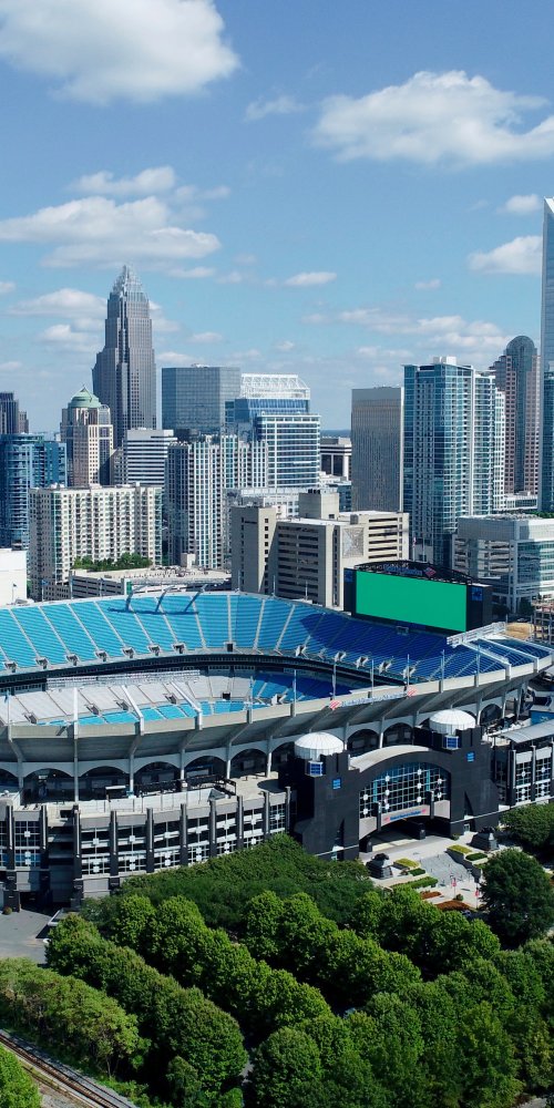 Scenic drive near Charlotte, NC