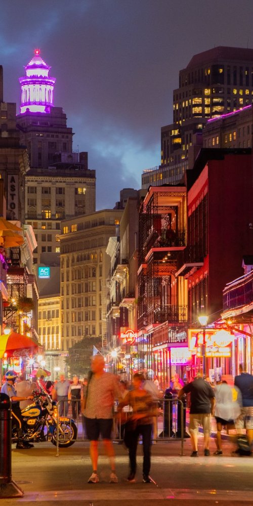 Scenic drive near New Orleans