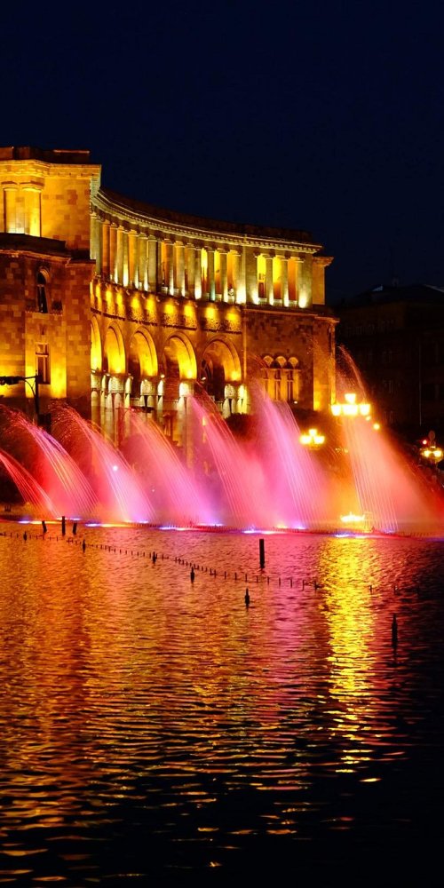 Scenic drive near Yerevan