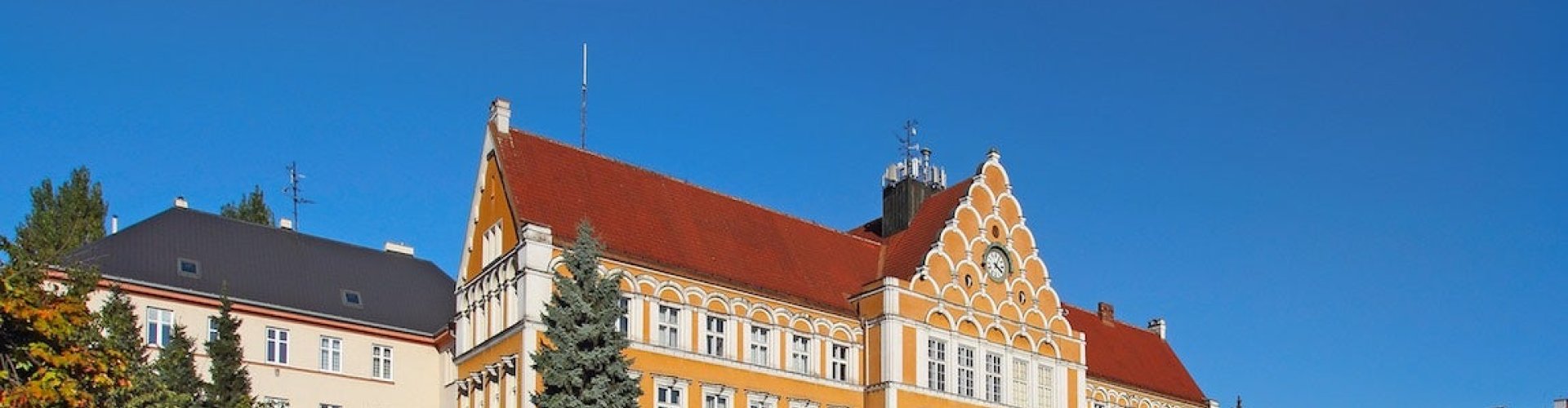 Road trip landscape near Český Těšín