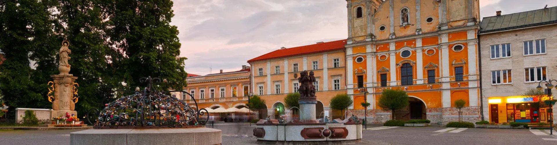 Scenic landscape near Žilina, SK