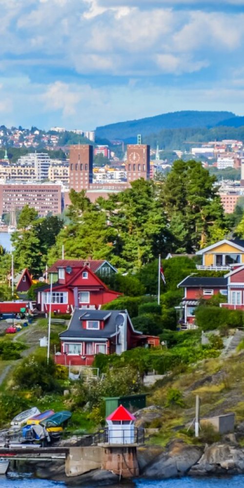 Scenic road near Oslo