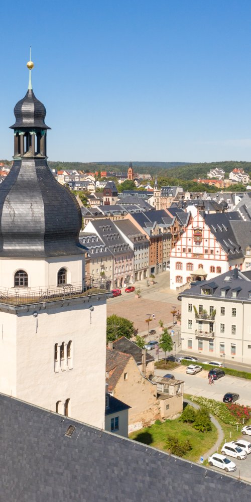 Scenic road near Plauen