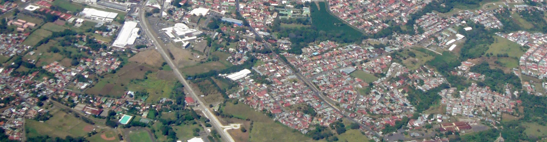 Sunset drive near Alajuela, CR