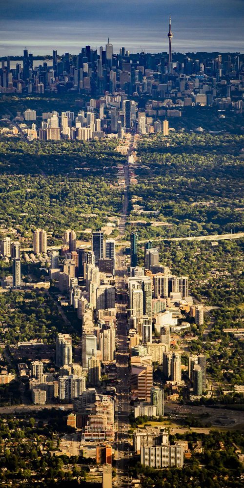 Scenic drive near Toronto