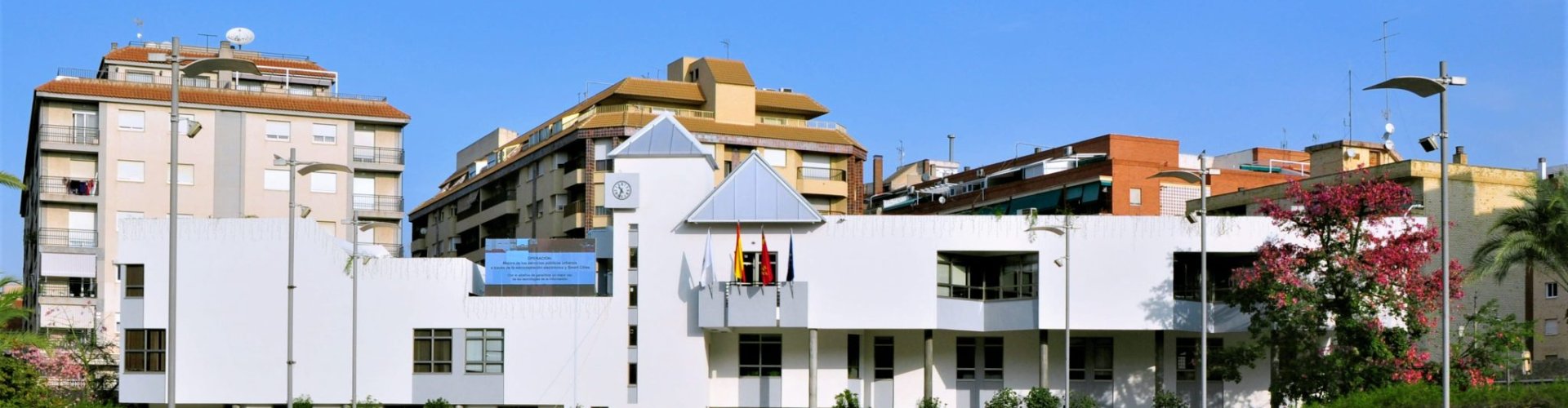 Sunset road near Molina de Segura