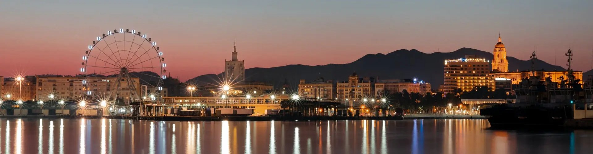 Sunset drive near Málaga