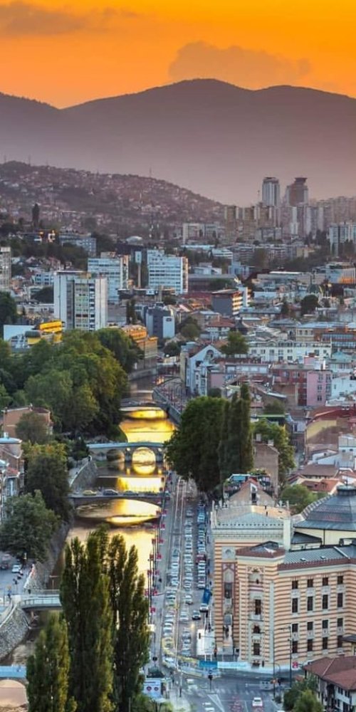 Scenic drive near Sarajevo