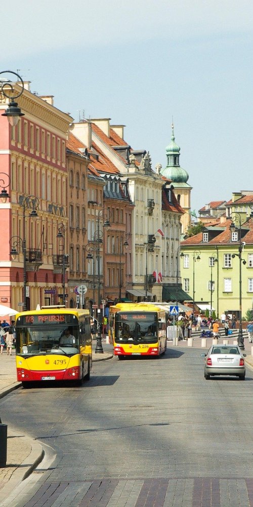 Scenic drive near Warsaw, PL
