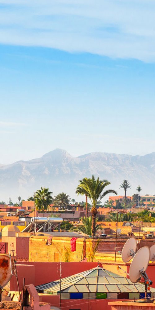 Scenic stop along Marrakech road trip