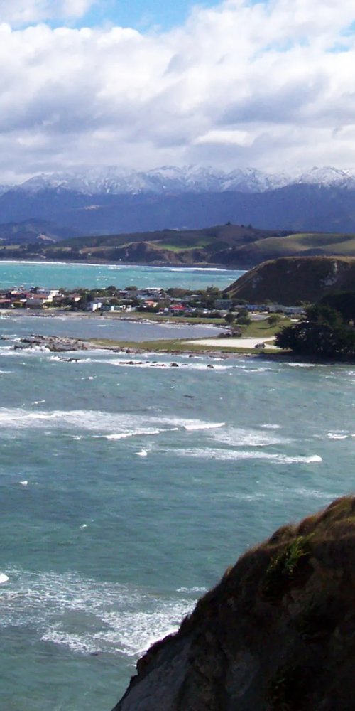 Scenic driving route near Kaikōura, NZ