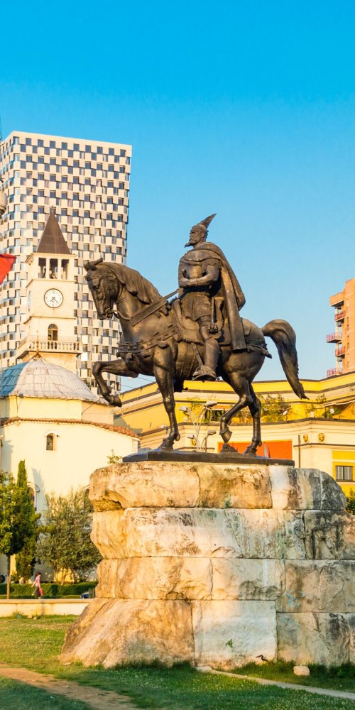 Scenic drive near Tirana, AL