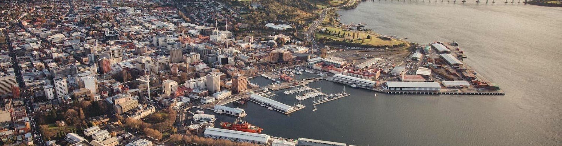 Tasmanian landscape near Hobart