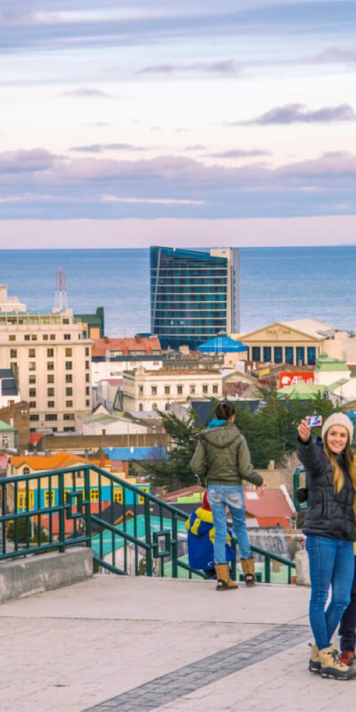 Scenic drive near Punta Arenas