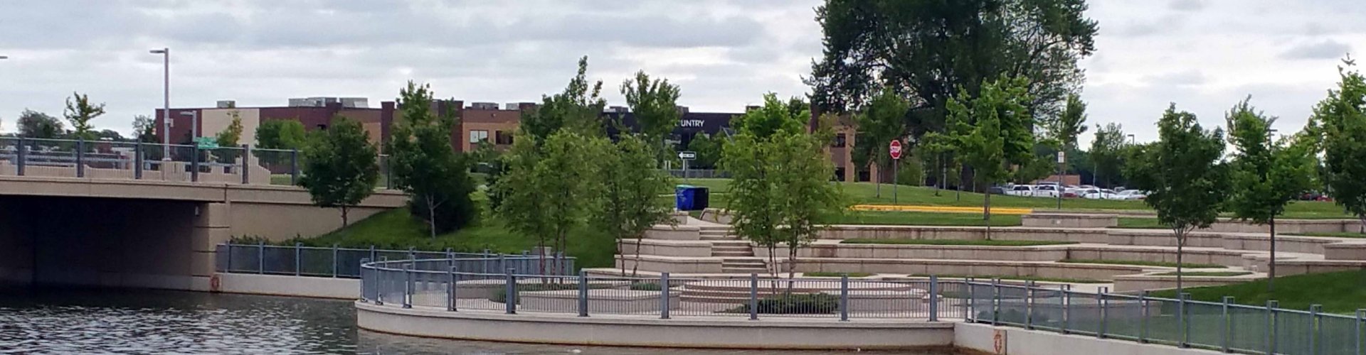 Road trip landscape around Ramsey, MN, US