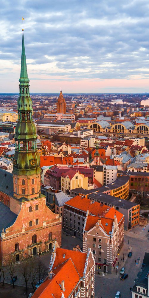 Scenic drive near Rīga, LV