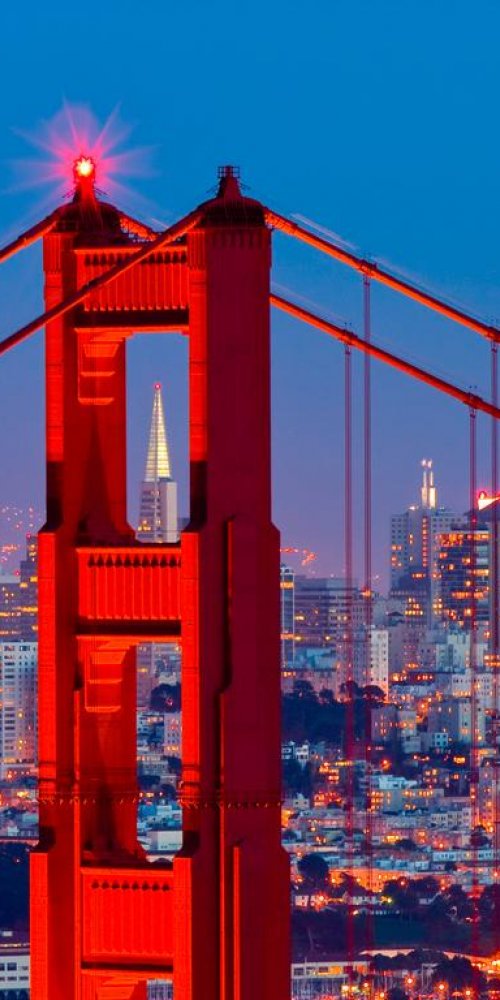 Scenic drive near San Francisco, CA, US