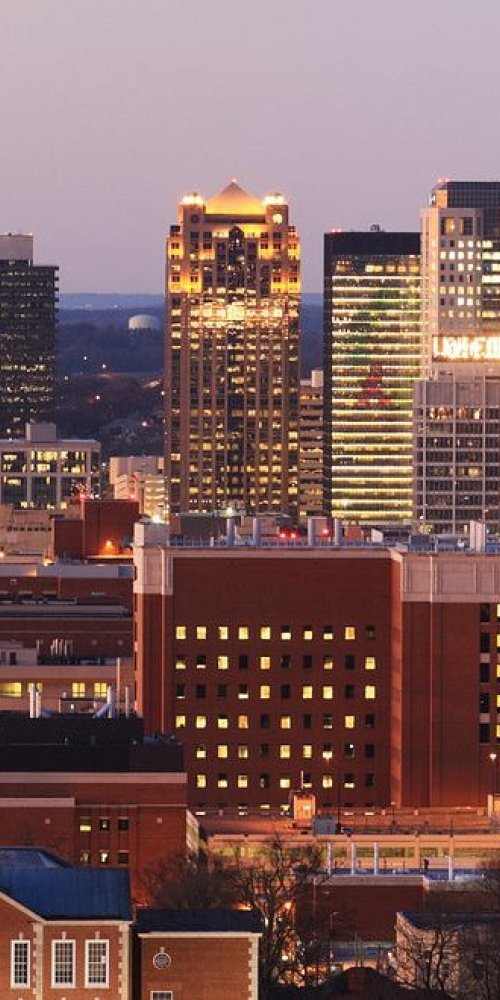 Scenic drive near Birmingham