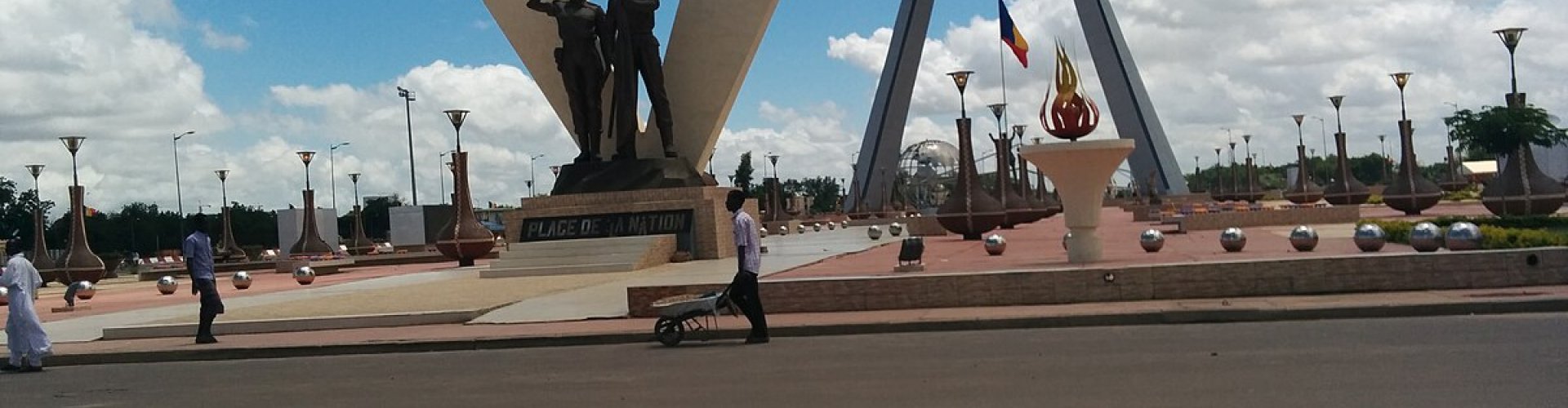 Sunset road near Ndjamena, TD