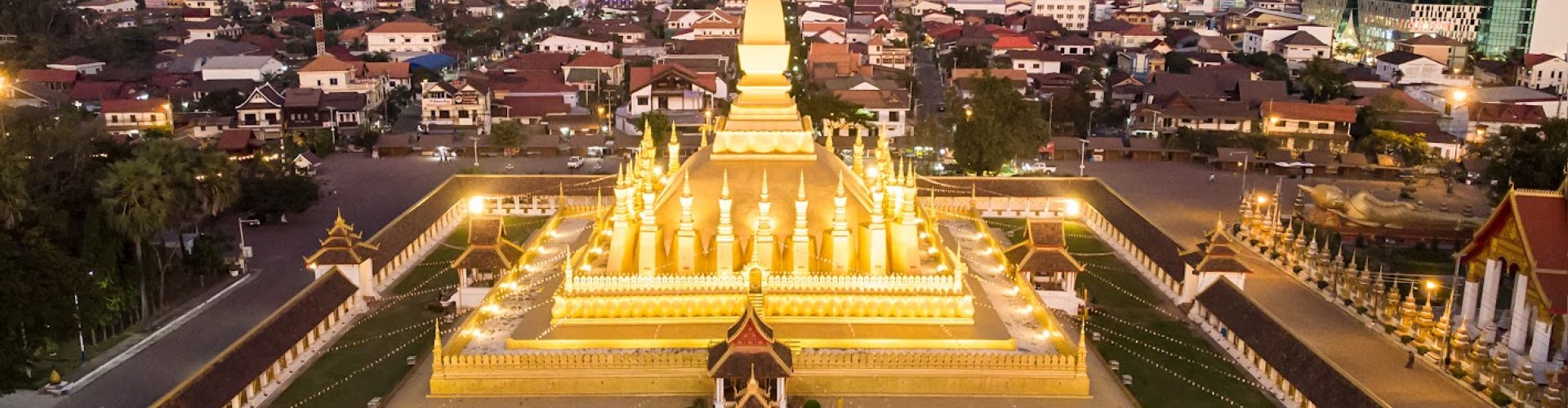 Sunset drive near Vientiane, LA