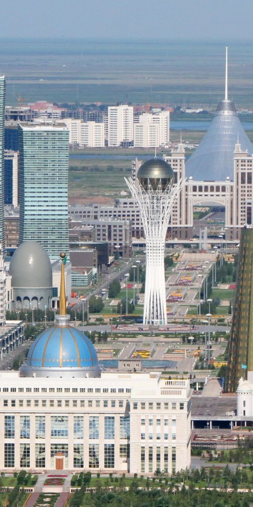 Scenic drive near Astana, KZ